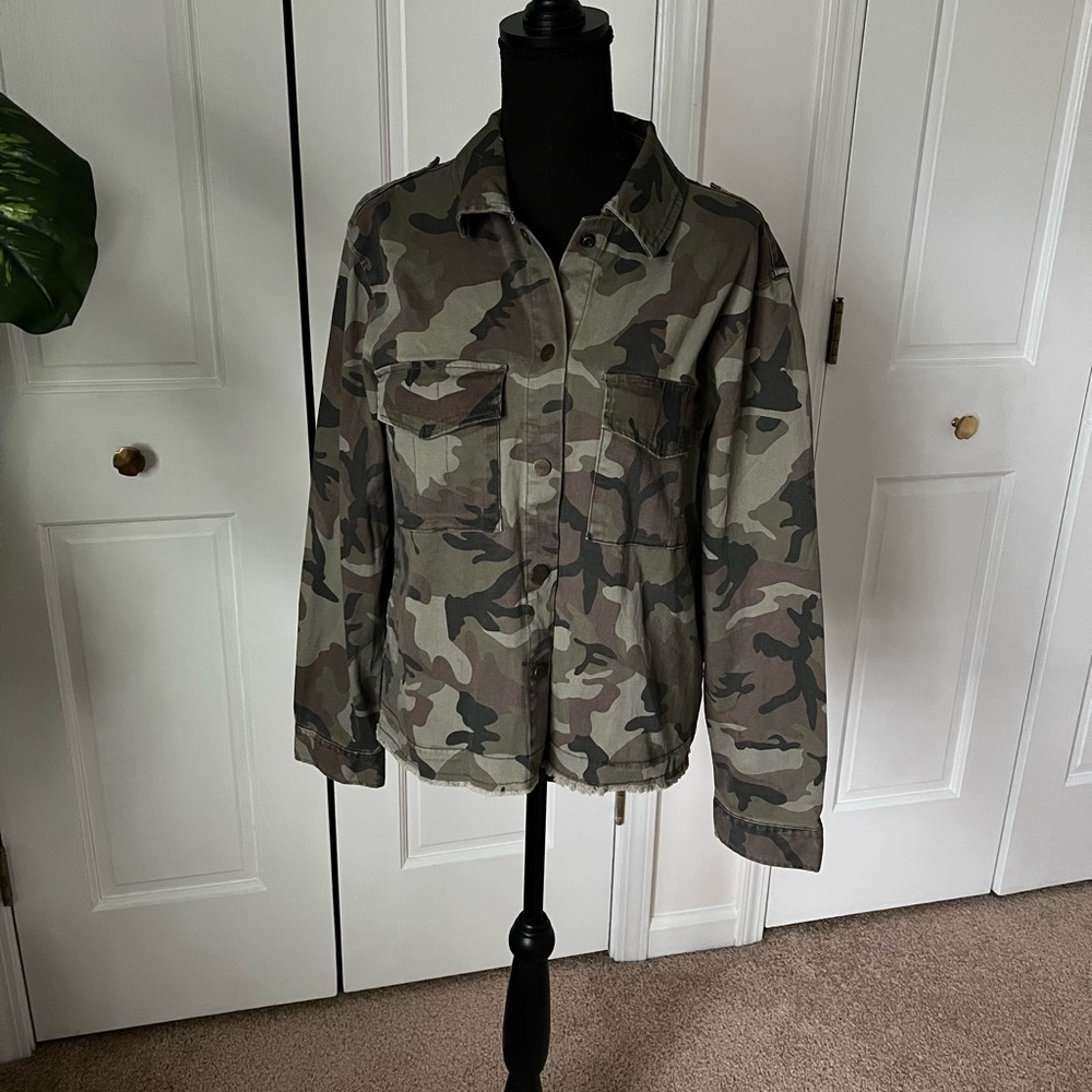 Army print jacket